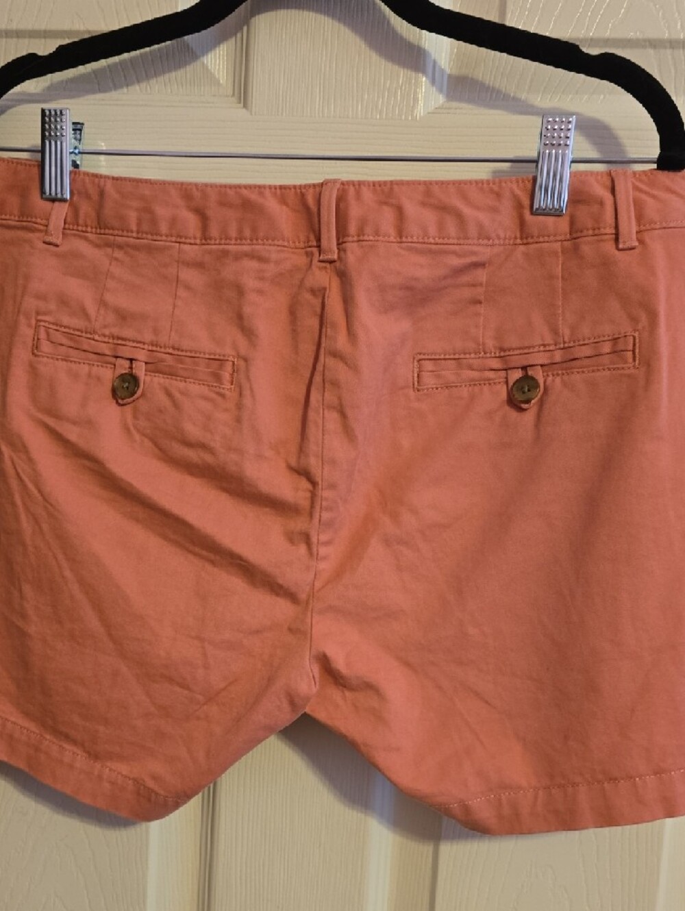 GAP Women's Coral Pink Bermuda Shorts - Picture 9 of 9